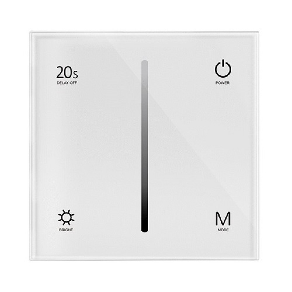 Touch Panel Dimmer T1-1, 12-48VDC, 2Ch